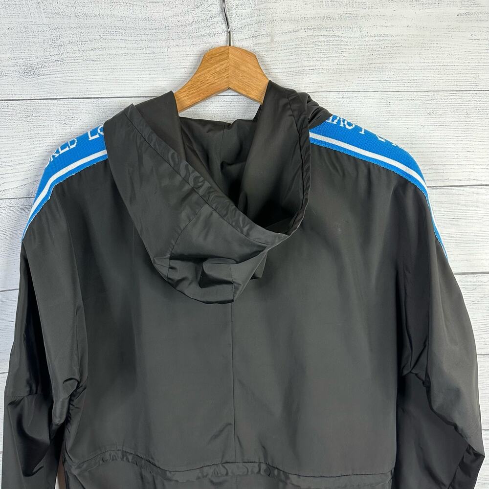 Sandro Paris Size 36 Small World Lovers Black Shell Mario Jacket Black - Picture 7 of 12
